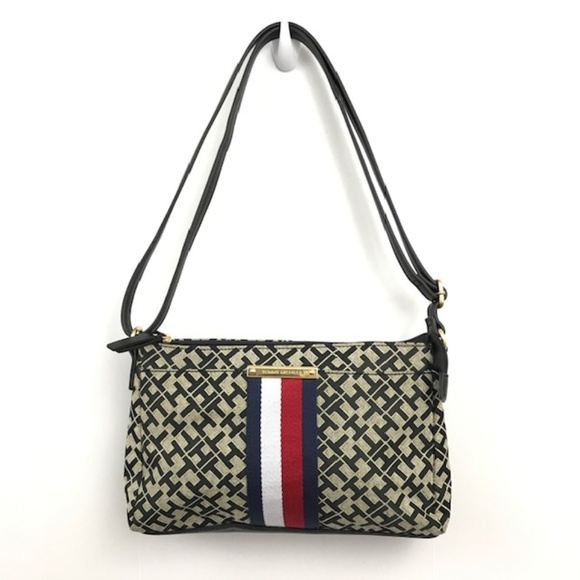 Tommy Hilfiger Handbags - Tommy Hilfiger Monogram Canvas and Nylon Crossbody